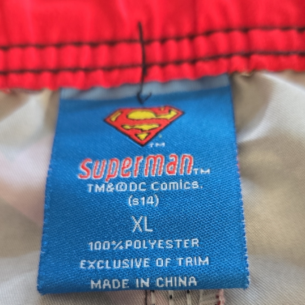 DC Comics Kids Black and Red Superman Shorts - Picture 6 of 11